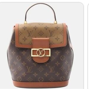 Louis Vuitton Monogram Brown and Tan Backpack